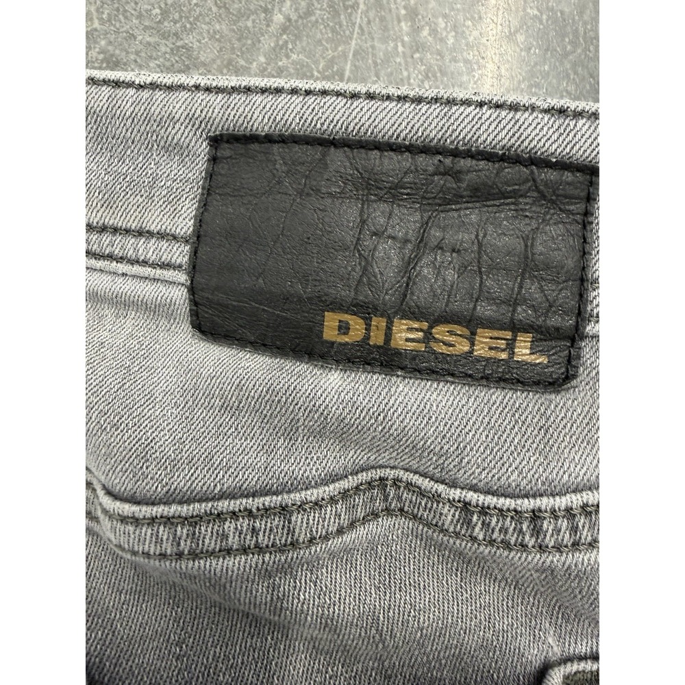 Diesel SLEENKER-X Stretch Slim Skinny Grey Men's‎ Distressed  Jeans W30 L32 - Picture 7 of 7